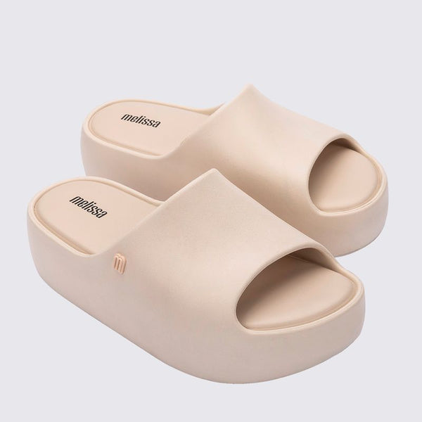 Melissa Free Platform Slide Adulto Bege 35859