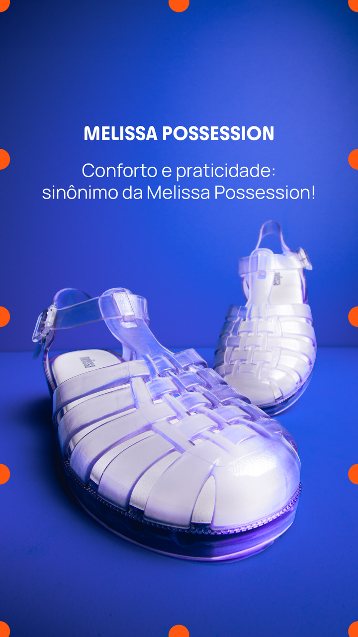 Sandália Melissa Possession adulto, com tiras estilo fisherman, fechamento em fivela lateral e solado reto – calçado clássico, leve e confortável.

Palavra-chave principal:
Melissa Possession Adulto

Palavras-chave relacionadas:
Melissa 32408, sandália Melissa, Melissa fisherman, sandália com fivela, calçado confortável adulto, Melissa clássica, sandália retrô, Melissa casual, calçado leve feminino, sandália adulta estilosa