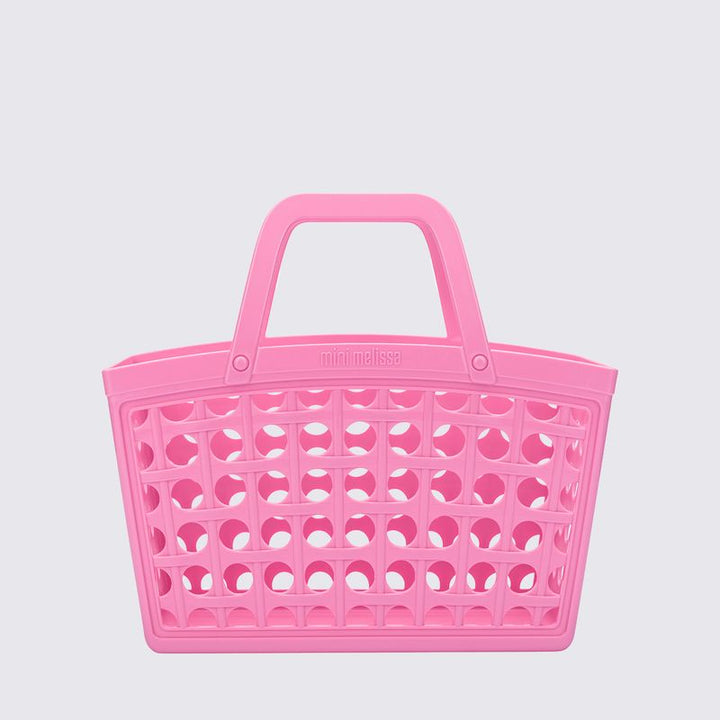 Sandália infantil Mini Melissa Imagine nas cores rosa e azul, com acabamento delicado e divertido. Produzida em material Melflex, leve, macio e confortável. Possui fechamento ajustável que oferece segurança aos primeiros passos das pequenas. Acompanha uma bolsinha combinando, com capacidade de 5 litros, ideal para carregar itens essenciais com praticidade, charme e estilo no dia a dia.