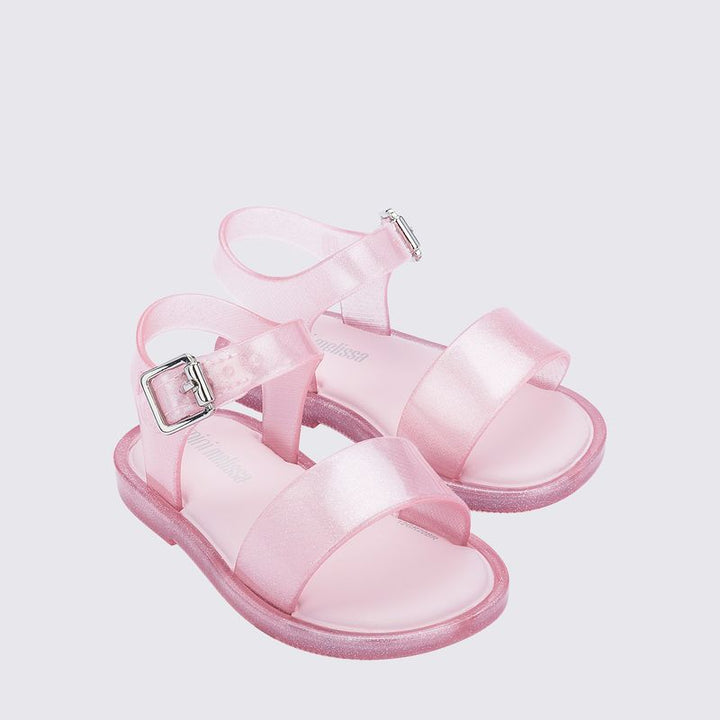 Sandália infantil Mini Melissa Mar IV Baby na cor rosa perolado com glitter, tiras em formato de concha e fecho em velcro – calçado leve, confortável e divertido para bebês.

Palavra-chave principal:
Mini Melissa Mar IV Baby

Palavras-chave relacionadas:
Sandália baby rosa glitter
Mini Melissa concha
Melissa infantil rosa perolado
Sandália com velcro
Calçado infantil confortável
Melissa 32633
Sandália temática bebê
Calçado com glitter Melissa
Melissa bebê
Sandália leve para primeiros passos