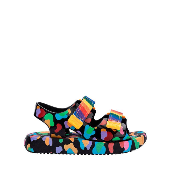Sandália papete infantil Mini Melissa Mix Baby na cor preto com detalhes multicoloridos. Feita em Melflex, leve, confortável e com fechamento ajustável. Ideal para os primeiros passos, oferecendo segurança, estilo e praticidade no dia a dia das crianças."

Palavra-chave principal: Mini Melissa Mix Baby
Palavras-chave relacionadas: papete infantil, preto multicolorido, Melflex, sandália baby, conforto, primeiros passos, calçado infantil seguro.