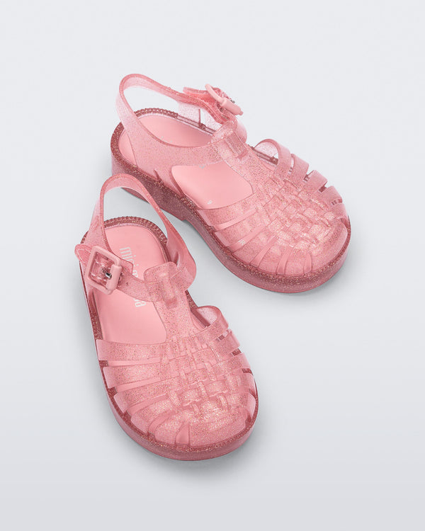 Mini Melissa Possession Sandália Baby Rosa Médio Transparente 32410