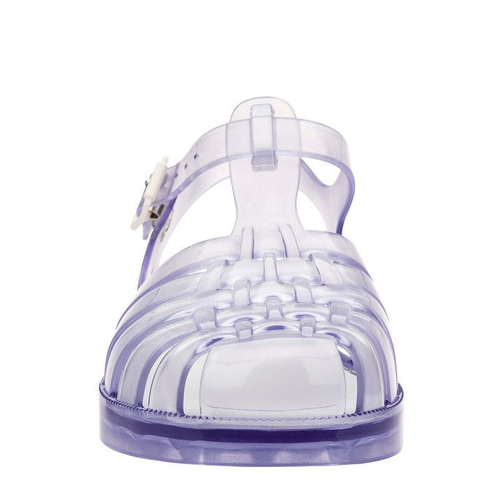 Sandália infantil Mini Melissa Possession na cor vidro transparente, com tiras em estilo fisherman, fecho lateral com fivela e solado reto. Produzida em Melflex, é leve, flexível e perfeita para looks estilosos e divertidos no dia a dia das crianças.

Palavra-chave principal: Mini Melissa Possession Infantil
Palavras-chave relacionadas: sandália infantil transparente, Melflex, fecho com fivela, calçado confortável, estilo clássico, sandália jelly.