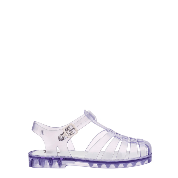 Sandália infantil Mini Melissa Possession na cor vidro transparente, com tiras em estilo fisherman, fecho lateral com fivela e solado reto. Produzida em Melflex, é leve, flexível e perfeita para looks estilosos e divertidos no dia a dia das crianças.

Palavra-chave principal: Mini Melissa Possession Infantil
Palavras-chave relacionadas: sandália infantil transparente, Melflex, fecho com fivela, calçado confortável, estilo clássico, sandália jelly.