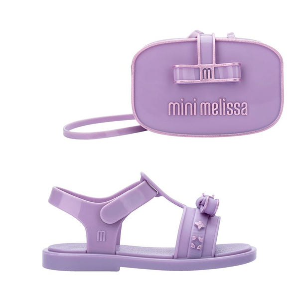 MINI MELISSA SANDALIA CHARMING BABY LILAS + BOLSA 36020