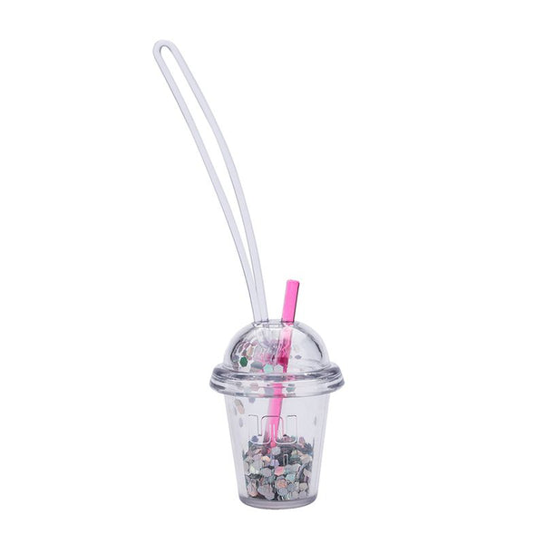 Chaveiro Melissa Drink Charm Transparente 34482 — acessório divertido com mini taça de drinque em Melflex, design colecionável e toque fashion para bolsas e mochilas. Original Melissa M-Lover
