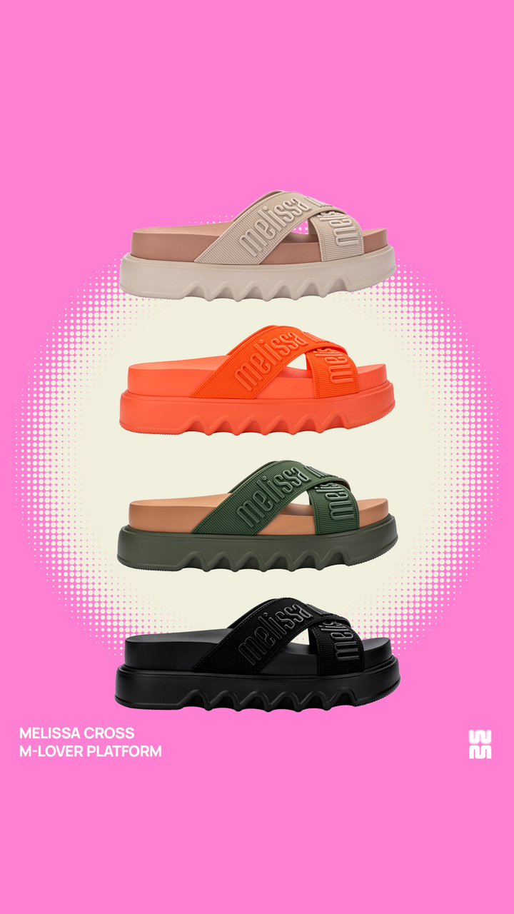 Sandália Melissa Cross M Lover Platform Adulto 37368 – sandália plataforma com tiras cruzadas em Melflex, solado robusto e palmilha anatômica, unindo conforto e estilo moderno para looks urbanos.

🔑 Palavra-chave principal:
Sandália Melissa Cross M Lover Platform Adulto 37368

🔍 Palavras-chave relacionadas:
Melissa Cross plataforma, sandália Melissa M Lover, Melissa tiras cruzadas, sandália confortável Melissa