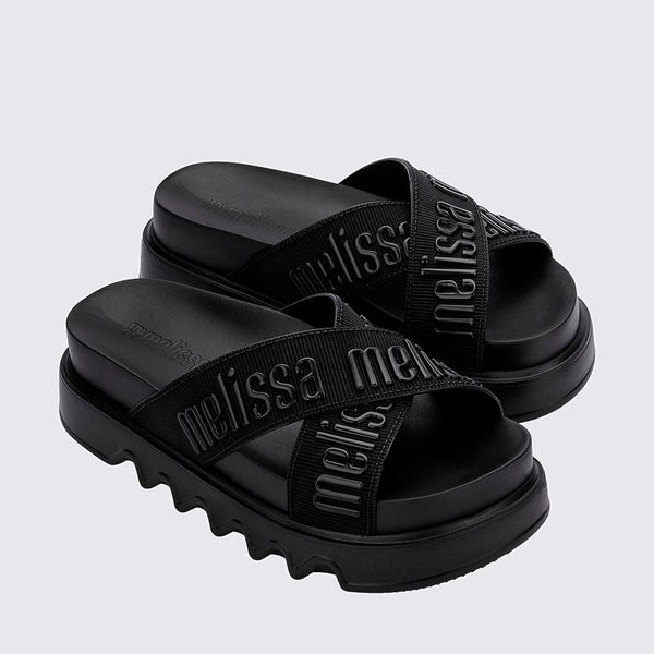 Sandália Melissa Cross M Lover Platform Adulto Preto 37368